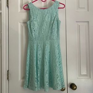 Speckless formal sparkly dress in mint
